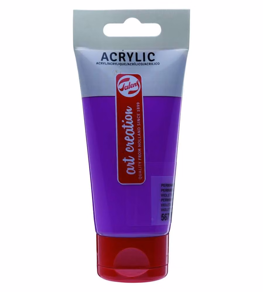 Acrilico 75 ml viola rossastro permanente