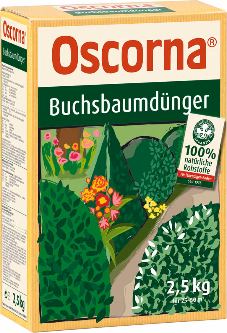 Oscorna® Concime per bosso 2,5 kg per 25-50 m²