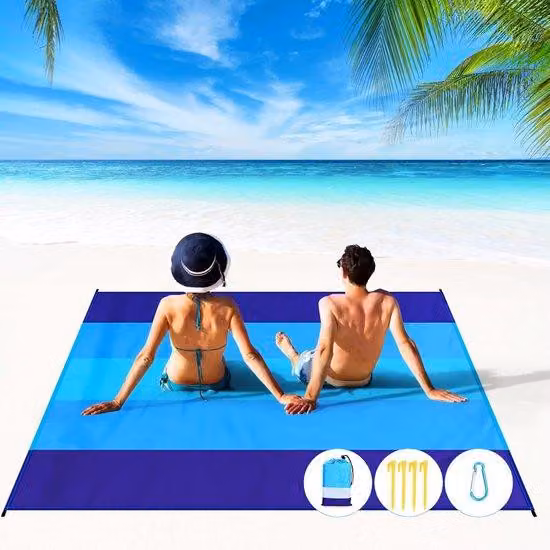 Area relax - Tavolo da picnic - Tavolo da esterno - Relax - Resistente alle intemperie - 210x200 cm - Blu