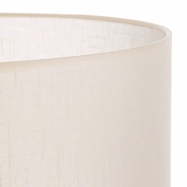 Paralume Alba, Ø 40 cm, E27, ecru Alba HELAM, Crema / Ambra, Soggiorno / Sala da pranzo, Tessuto / Stoffa / Seta