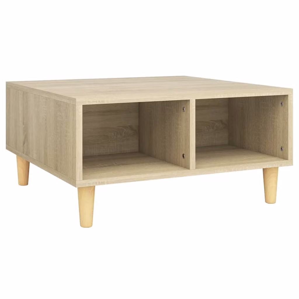 Tavolino da Salotto Rovere Sonoma 60x60x30 cm Legno Multistrato