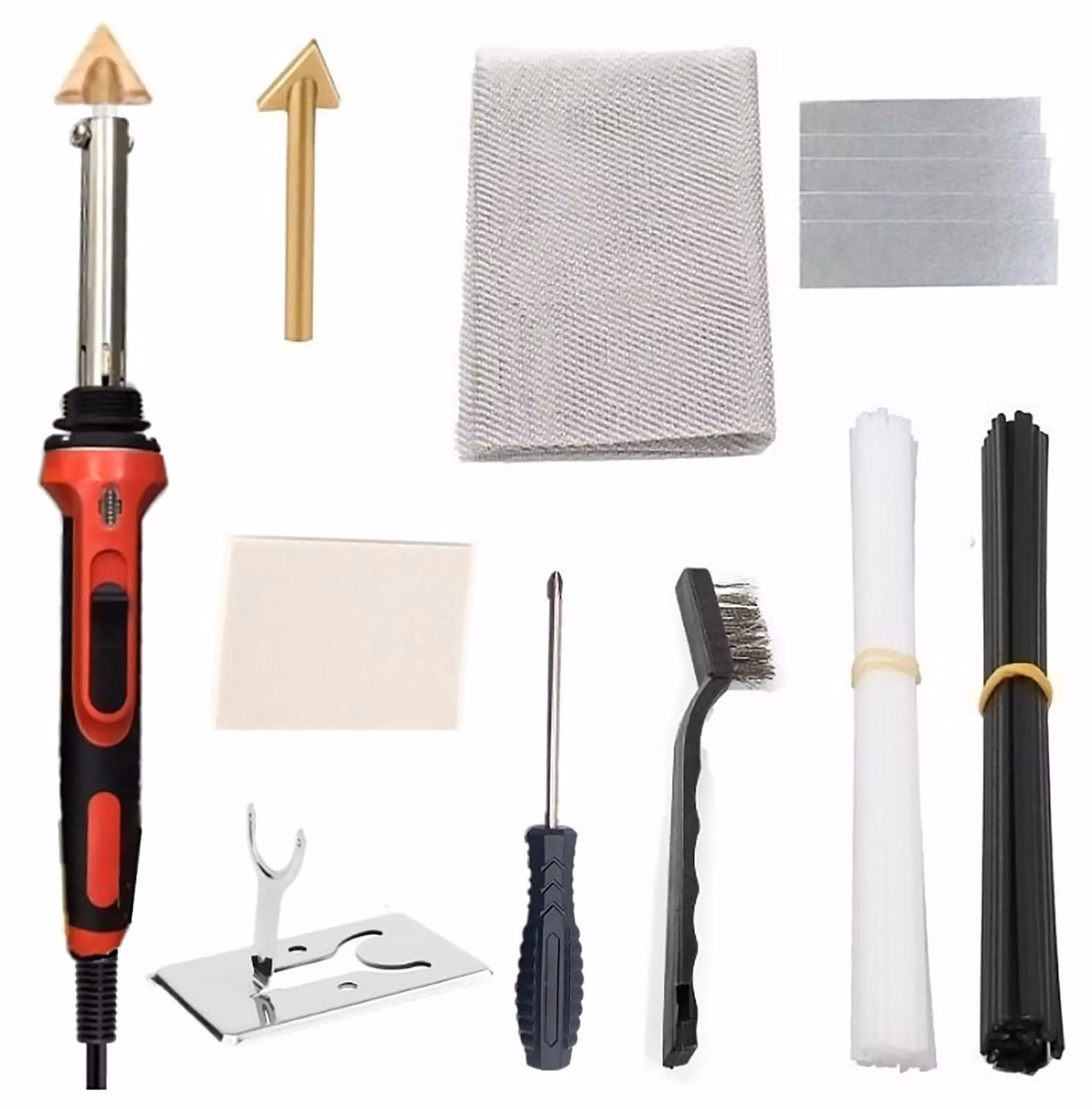 Apparecchio per saldatura della plastica, kit di saldatura multifunzione, 100 W, per riparazioni