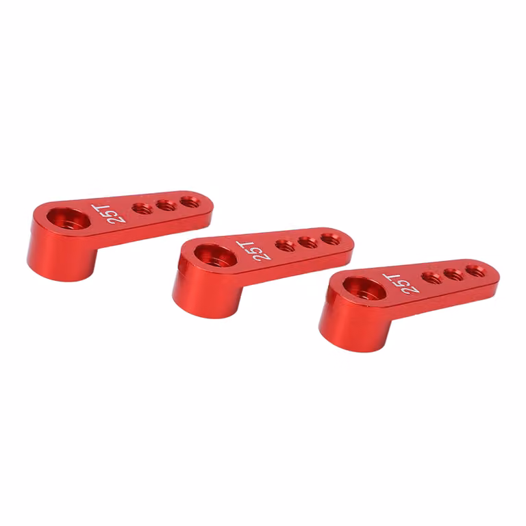 RC servo corna, braccio servo RC, RC 25T servo corna, 25T alluminio servo corna, metallo sterzo servo braccio, servo corna per 1/8 1/10 RC Car