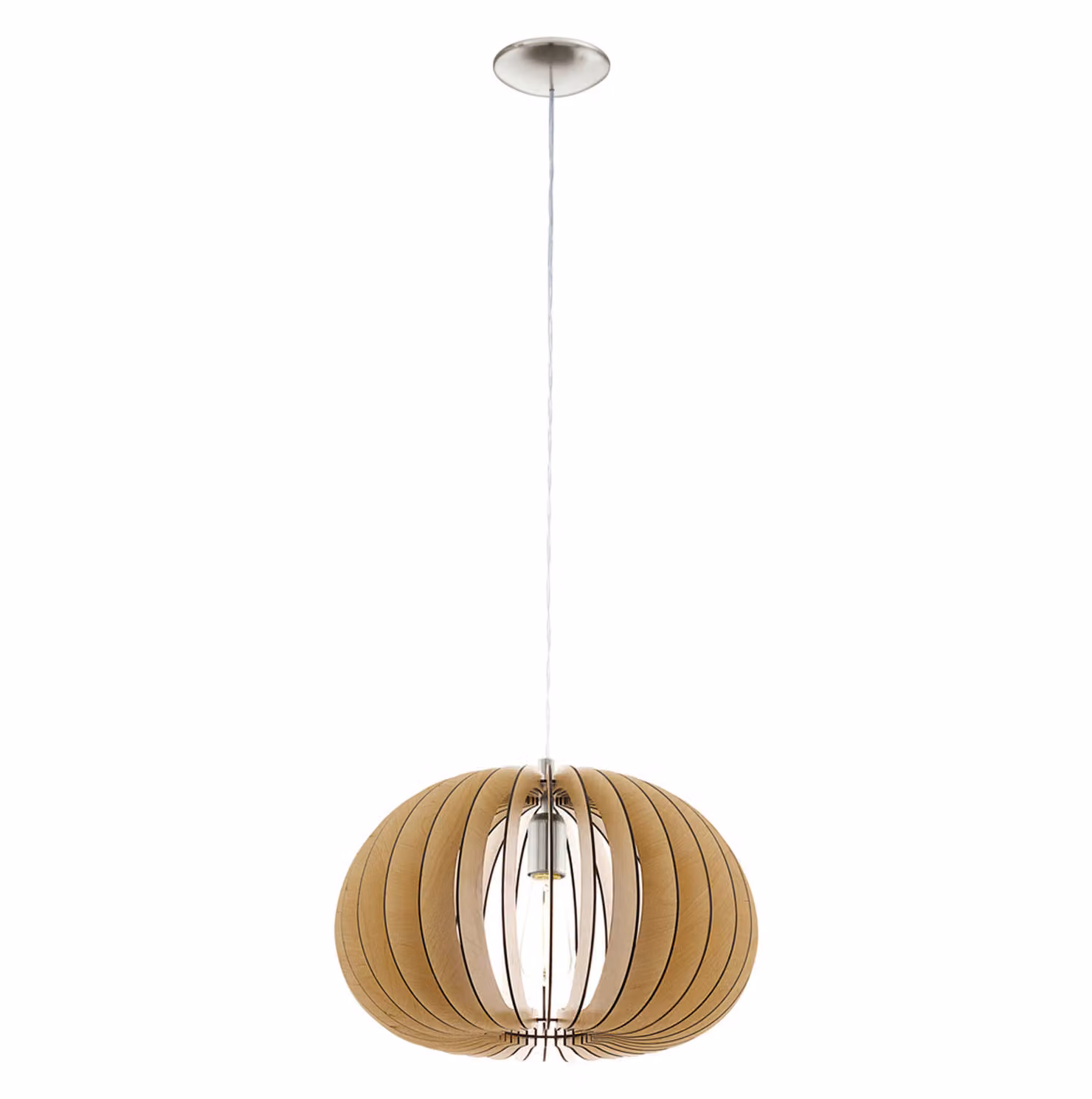 Lampadario Eglo 94767 COSSANO E27 1x60W nichel opaco