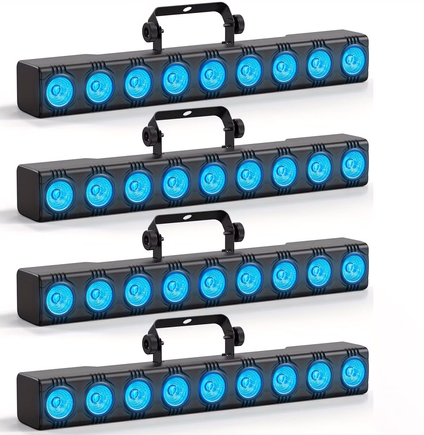 Striscia LED RGB - Striscia LED - Barra luminosa LED - Faretti a parete - Luci per DJ - 4 LED RGBW