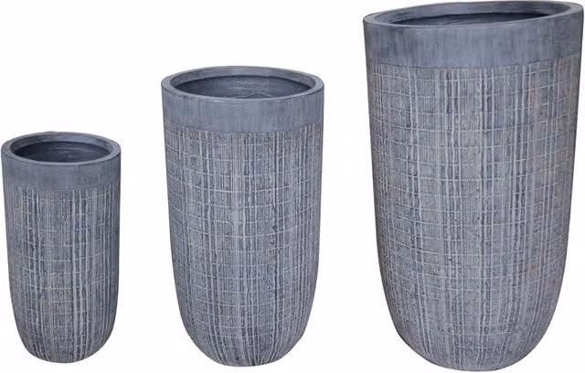 Set di vasi in Fibra sintetica cm 44x44x79 - MURRAY