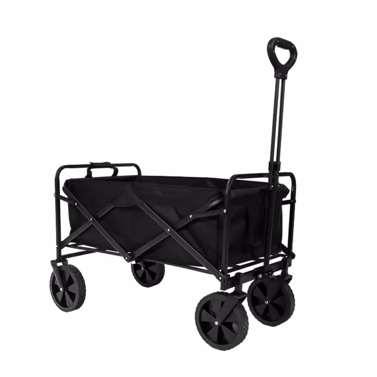 Carrello pieghevole, con una capacità di carico fino a 90 kg, ideale per giardinaggio, campeggio e attività ricreative