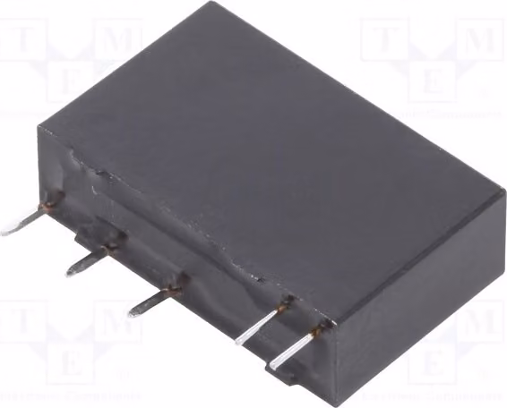 1 relè: elettromagnetico, 5A/250VAC, bobina: 12VDC, 5A, modello FTR-F3CA012E