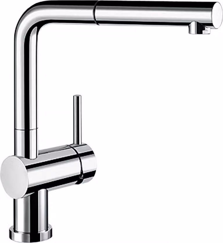 Blanco Linus S-F - Miscelatore per lavello con bocca estraibile, ribaltabile sotto la finestra, cromo 514276