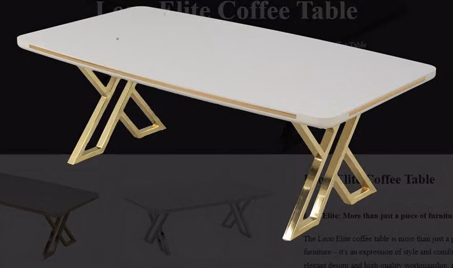 Wohnzimmer Couchtisch Weiß Luxus Design Elegantes Möbel Tische Couchtische