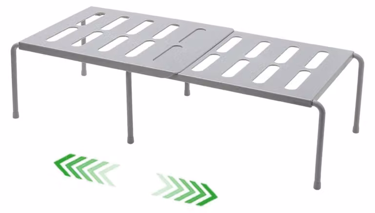 Solidchoice - Scaffale espandibile per cucina, organizer per bagno e ufficio