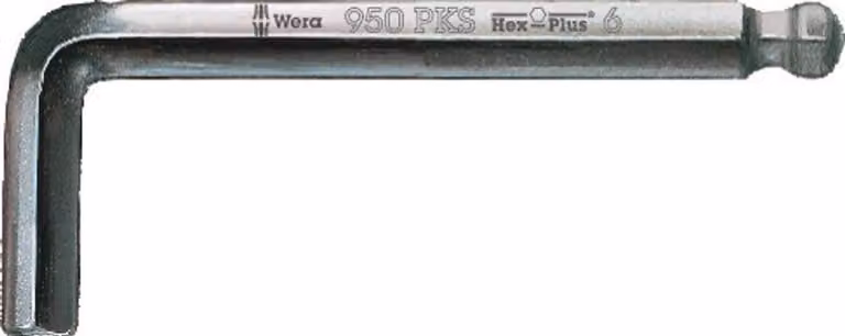 Wera 950 PKS chiave offset, metrica, esagono incassato, AF 1,5 mm, lunghezza 50 mm