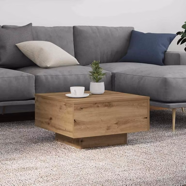 Maison Exclusive - Rovere artigianale, 55 x 55 x 31 cm, materiale composito in legno