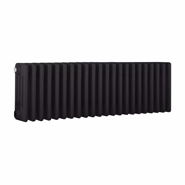 Radiatore Orizzontale a Colonne (4 Colonne) 300mm x 1010mm - Nero (Midnight Nero) - Regent