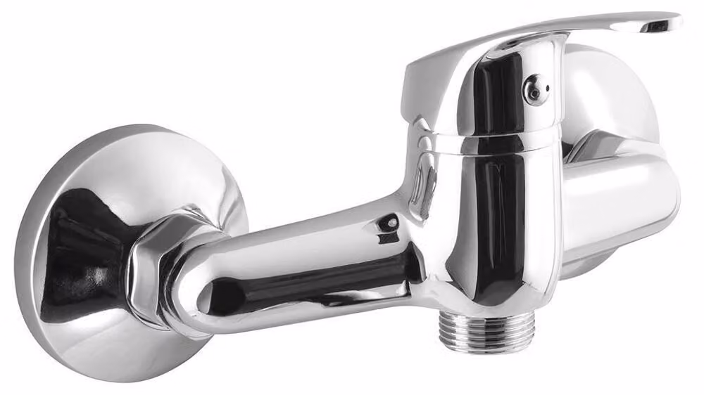 AQUALINE 35 miscelatore per lavello a parete 3/4", senza bocca, cromo