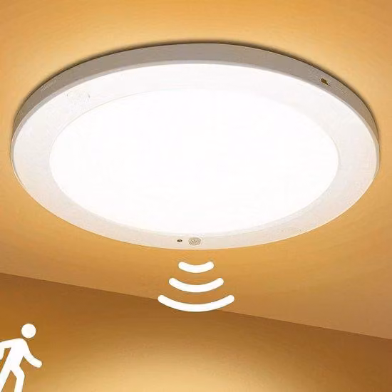 Lampada da soffitto fluorescente, rotonda da 18 mm, 18 W, luce bianca calda, per interni, luce alogena, corridoio della cantina, balcone