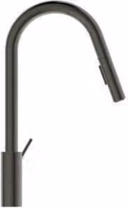 Miscelatore da cucina GUSTO 2F-spray, sporgenza 241 mm grigio magnetico grigio magnetico