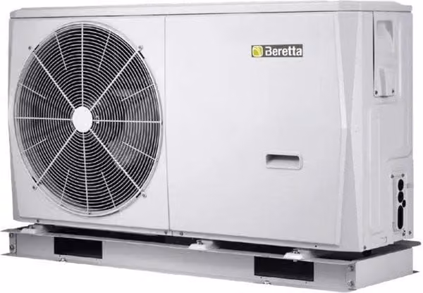 Pompa di Calore Idronica Aria-Acqua Beretta HYDRO UNIT M 012 Monobloc Reversibile A+++ con Comando Remoto, Colore Bianco – 1