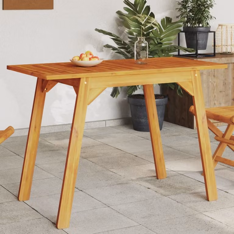 Maison Exclusive - Tavolo da giardino 110x56x75 cm in legno massello di acacia