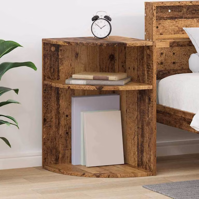 Tavolino moderno vidaXL in legno ingegnerizzato marrone L/P/H: 39,7 x 39,7 x 60 cm