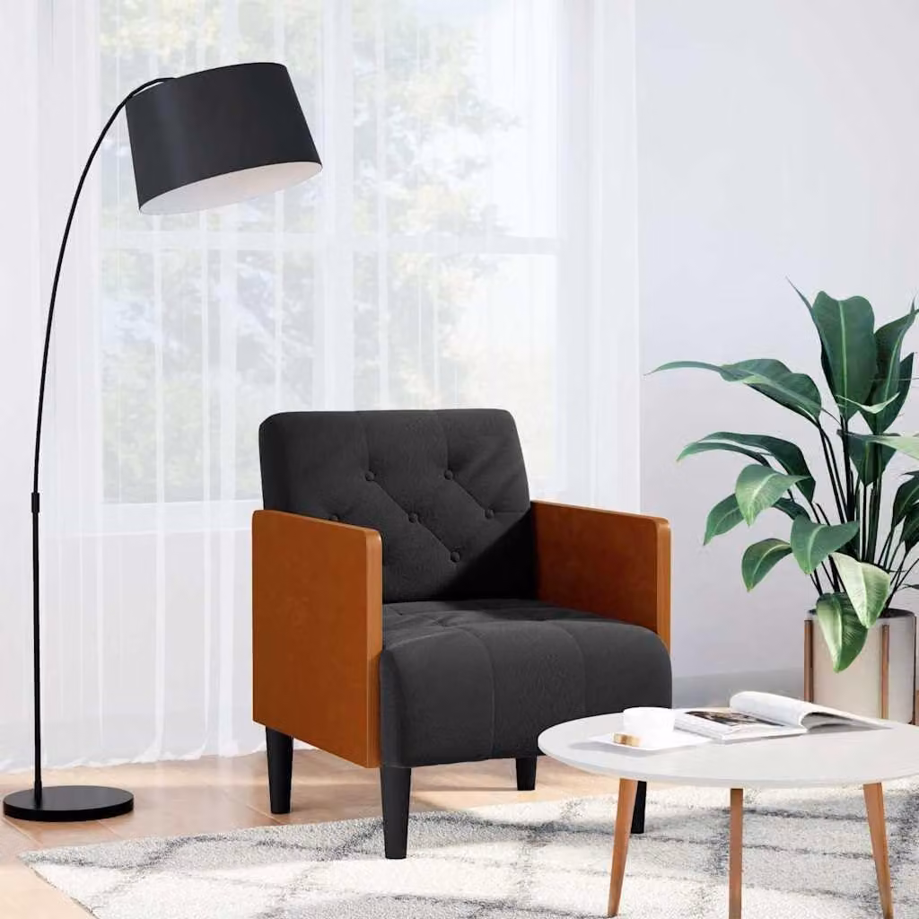 Set di 3 tavolini Rootz - Tavolini con contenitore - Nero ebano - Truciolato - 30 cm x 60 cm x 40 cm - Peso totale 23,8 kg - Capacità totale 90 kg