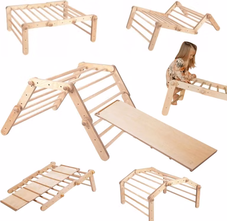 Struttura di arrampicata per interni Fipitri Plus | parete bar bambini Pikler parete di arrampicata arco di arrampicata camera dei bambini