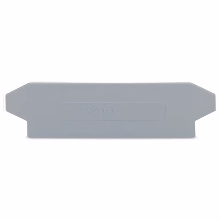 Separatore WAGO; spessore 2 mm; sporgente; grigio 281-337