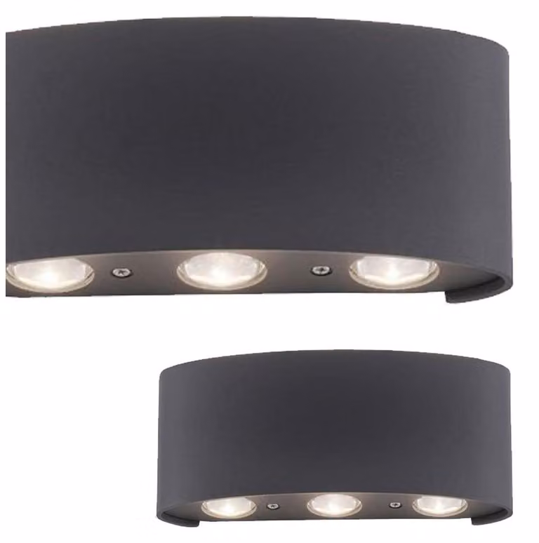 PAUL NEUHAUS Applique LED 9488-13 antracite, 4,8 W, 720 lm, 3000 K, IP54