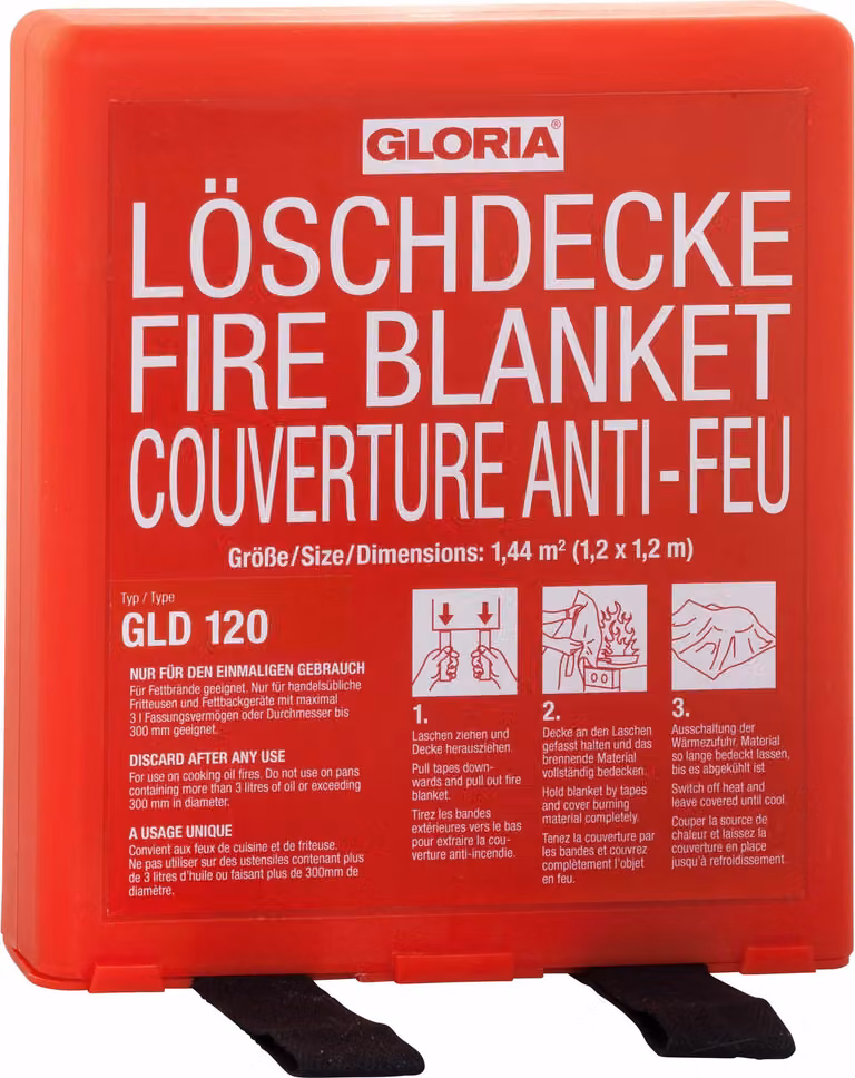 GLORIA 002515.1212 Feuerlöschdecke GLD120