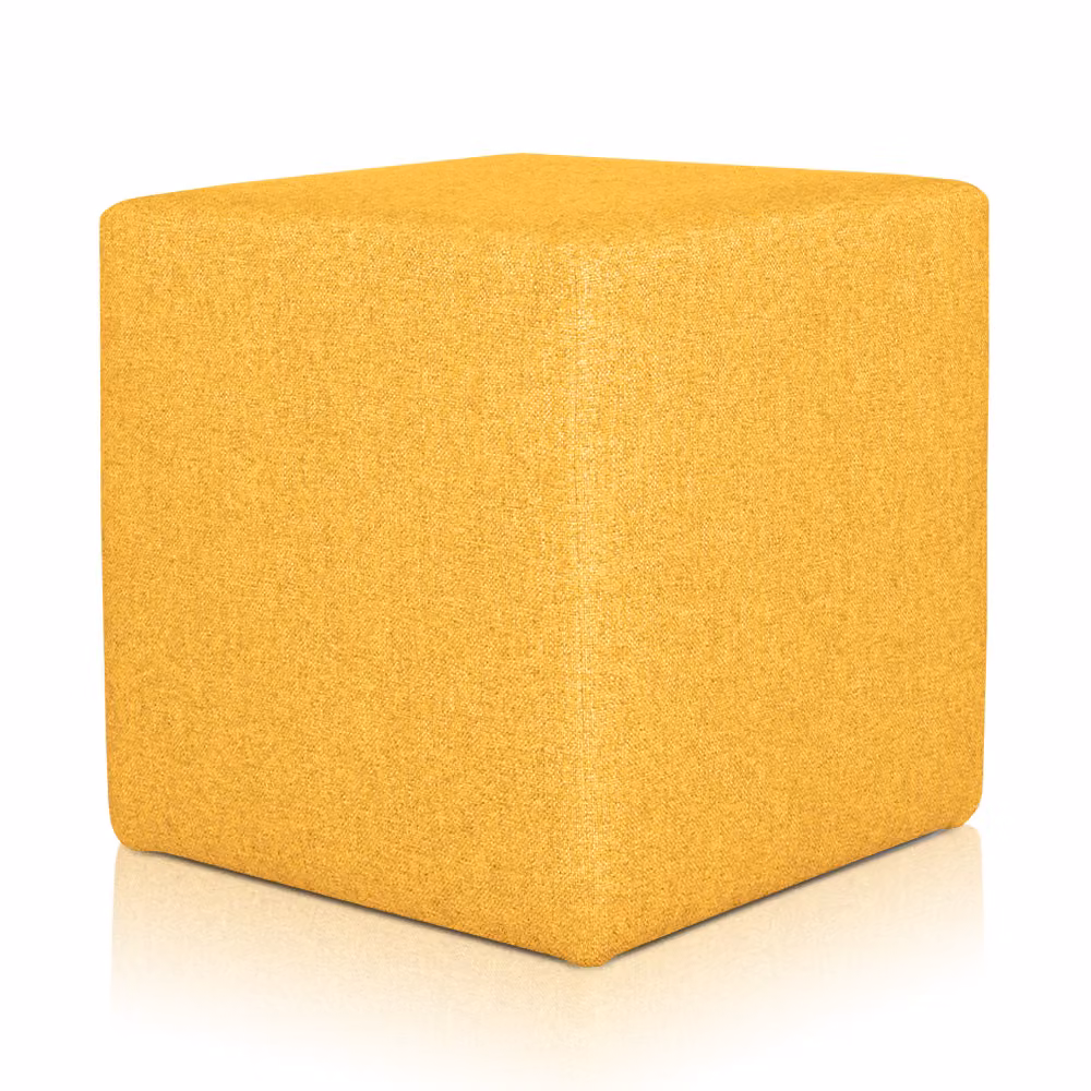 Pouf Rubino 43 X 43 cm Senape
