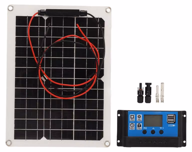Kit pannelli solari da 300 W, impermeabili, ad alta efficienza, per uso esterno