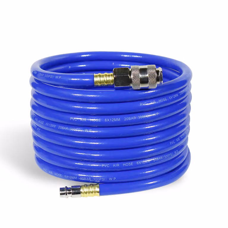 CCLIFE Tubo per aria compressa da 5 m con attacco rapido Tubo per aria da 20bar 1/4" per compressore Tubo per compressore