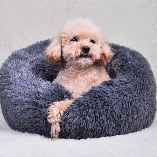 Cuccia rassicurante in peluche da 50 cm per cani di piccola taglia e gatti