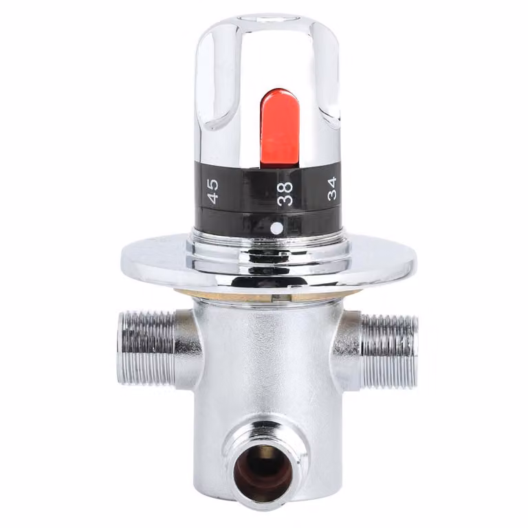 valvola di controllo della temperatura di miscelazione dell'acqua calda/fredda in ottone 1pc per scaldabagni domestici
