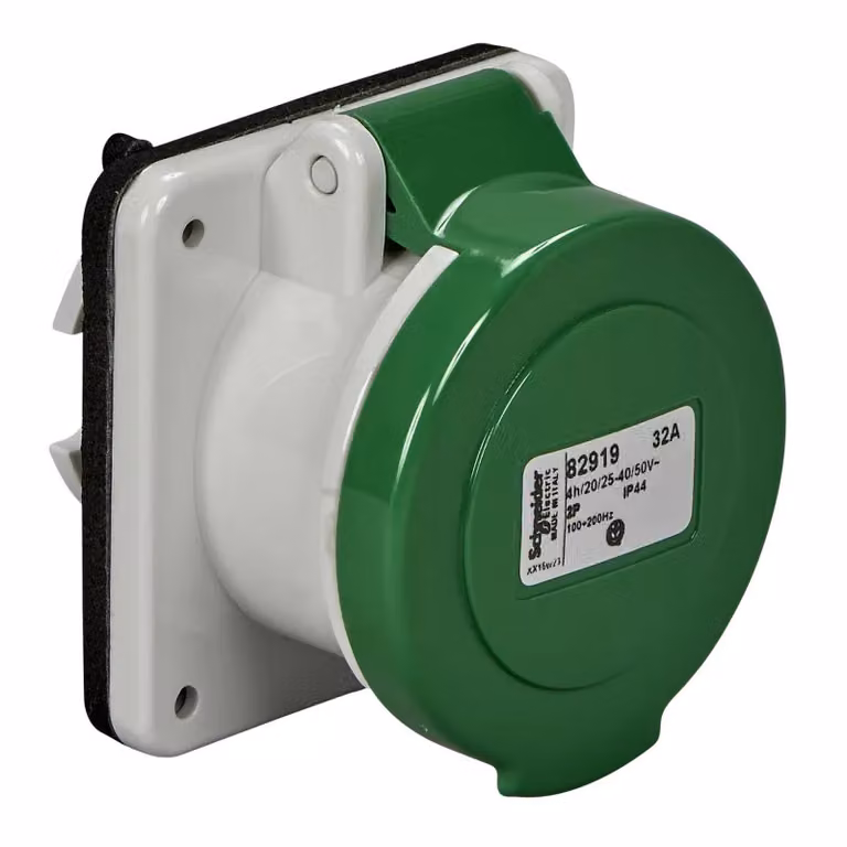 Presa da incasso Schneider Electric, 32 A, 3 poli, 20-25 V CA, IP44 82920