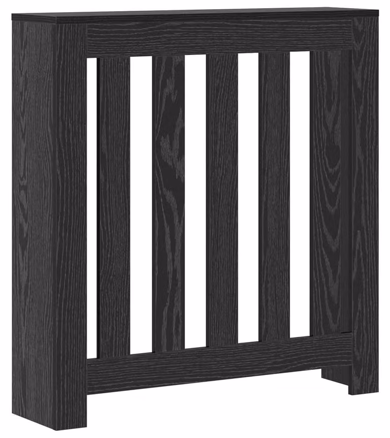 Copertura per radiatori Rovere Nero 78 x 20 x 82 cm