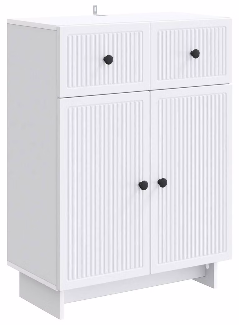 Credenza Bianco 66 x 34,5 x 90 cm Legno ingegnerizzato