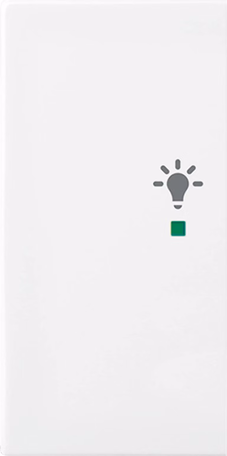 BUSCH-JAEGER basculante 6231-21-914, a 2 poli L, luce, free@home, bianco alpino