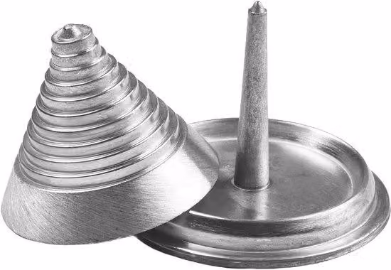 Utensili da affilatura in ghisa per tosaerba - Bilanciatore - Metallo - Zinco - Per tosaerba - Grigio