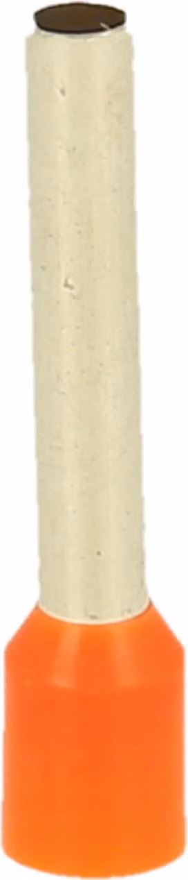 Capicorda DIN 46228 parte 4 isolati, misura L, codice colore TM sezione 4 mm² arancione - 1 pezzo
