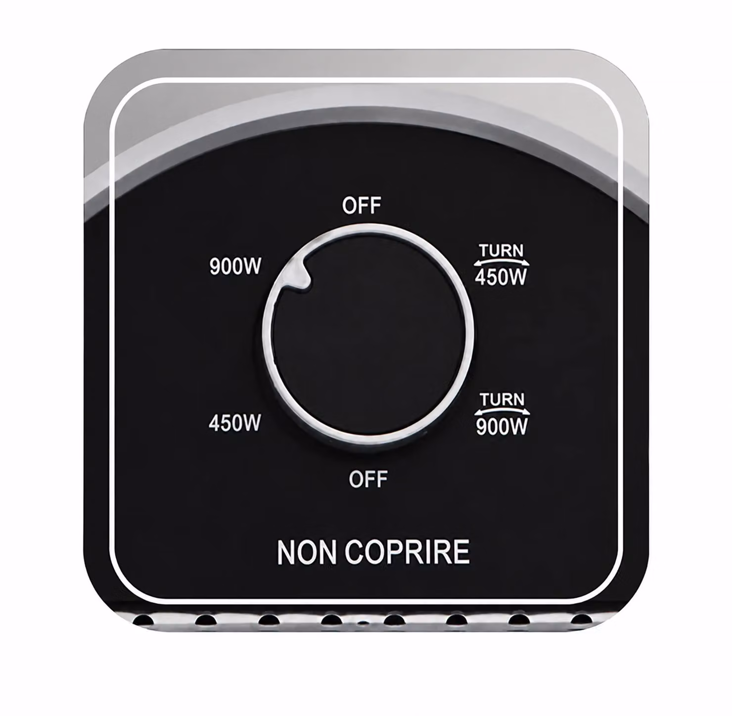 Stufa a infrarossi al carbonio DICTROLUX Hevò da 900 Watt con sistema di protezione dal ribaltamento, H 70 x L 30 x P 30 cm – 2