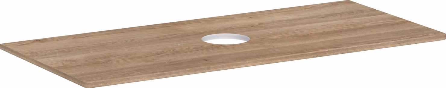 hansgrohe Xelu Q Console avec découpe au centre, 1180x550, pour vasque à poser, sans trou pour robinet, 54115230, 54115230