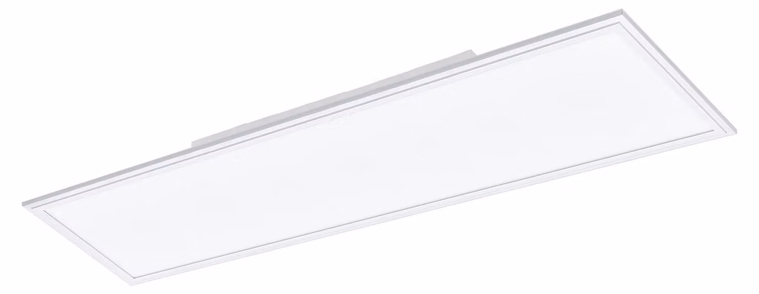 Plafoniera Moderna Salobrena 1 Alluminio Bianco Led Integrato 33W