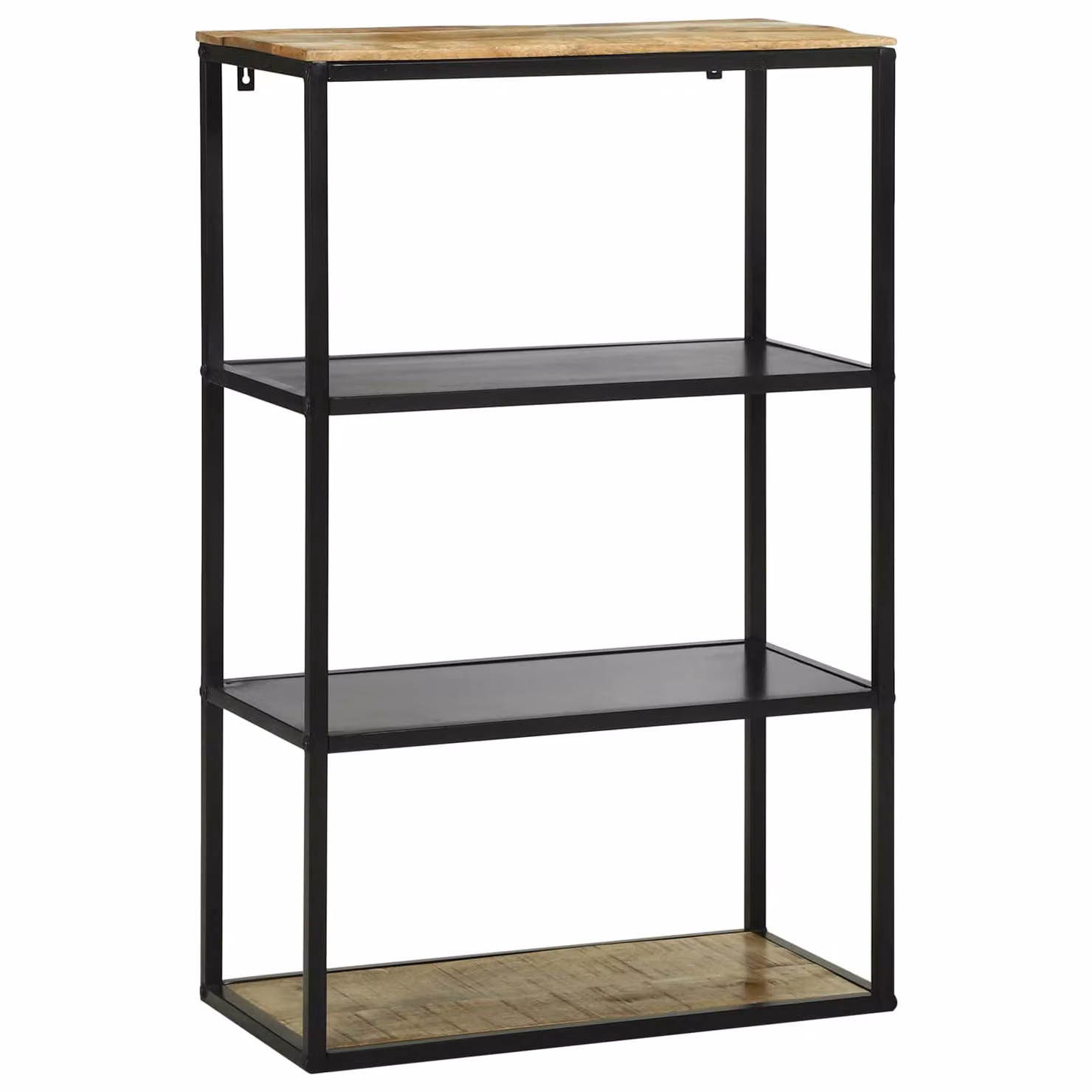 Libreria moderna vidaXL in legno di mango e acacia, L 70 cm x P 35 cm x H 110 cm