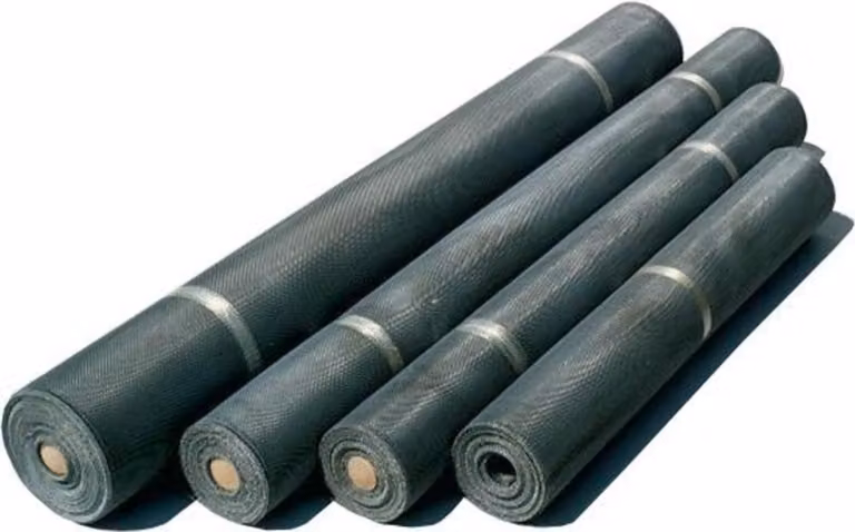 Tessuto per finestre 1,00x30m in fibra di vetro nero