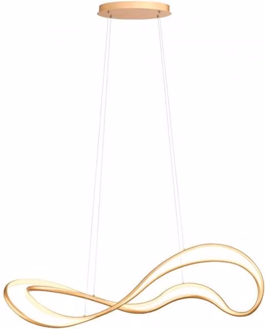 Lampada a sospensione LED Redo Group Tempest, design organico, regolabile e dimmabile, disponibile in bianco, nero o oro/ottone