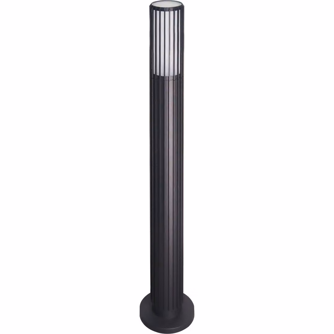 Luce da giardino verticale nera 1Xgu10 Ip44