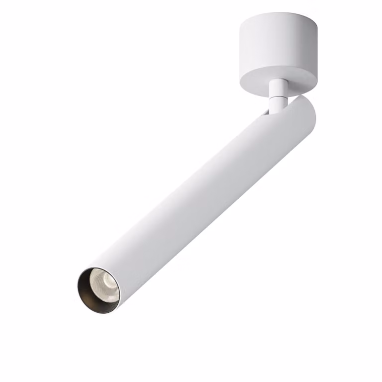 Maytoni Focus T Faretto a soffitto LED incl. alluminio bianco 6W per cucina, camera da letto, soggiorno, sala da pranzo, atrio