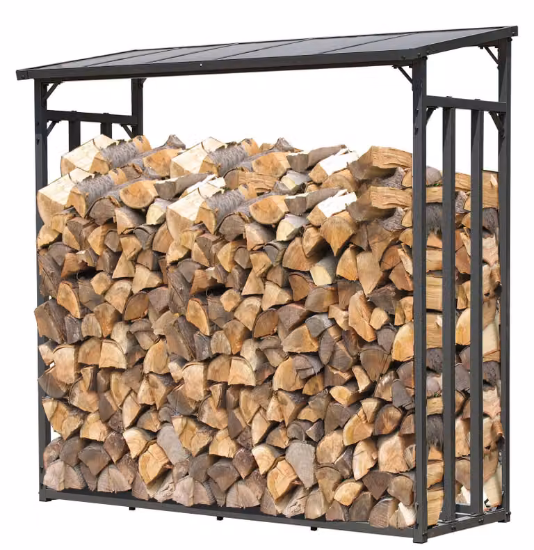 Tenda da giardino in legno con tetto - 185 x 70 x 185 cm - Volume interno: 2,3 m³ - Acciaio verniciato a polvere