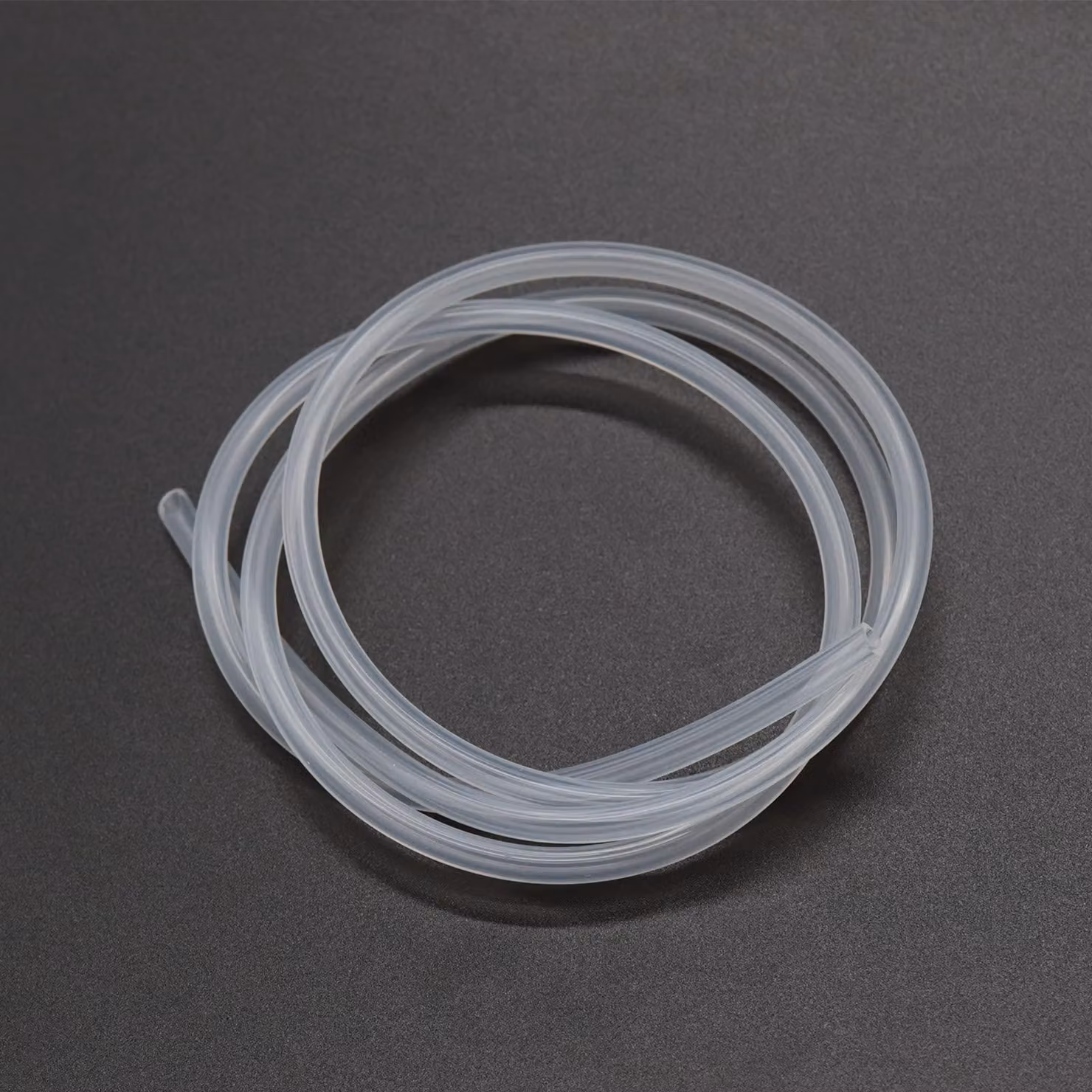 Tubo in silicone, diametro interno 3 mm, diametro esterno 5 mm, lunghezza 1 metro, trasparente